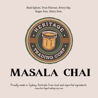 Heritage Trading Corp Masala Chai label